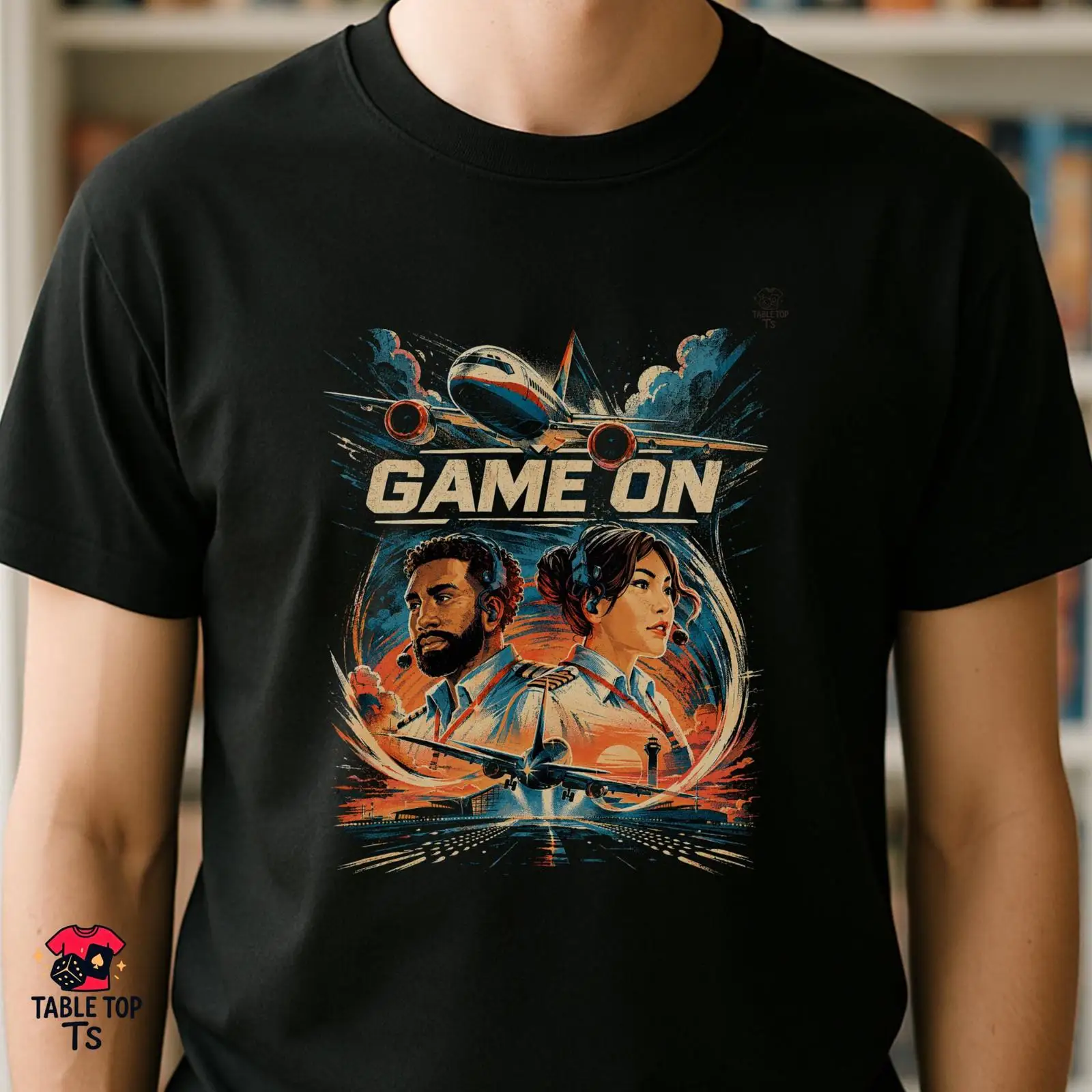 Board Game Inspiration - GAME ON T 셔츠 스카이 팀에서