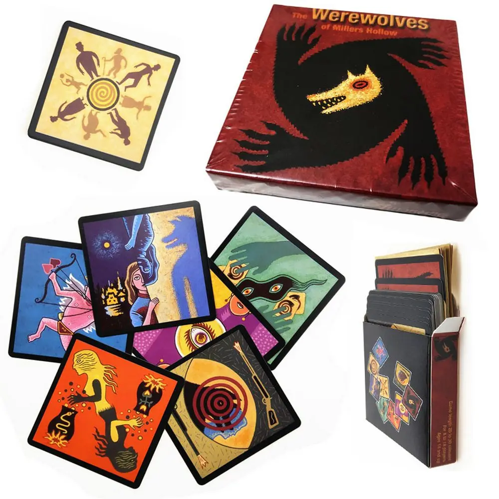 Board Game Werewolf - 늑대인간 살해 게임 보드게임 카드 울프