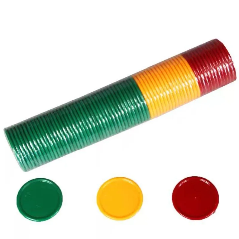 Board Game Room - 포커 칩 3.2cm 3 색 플라스틱