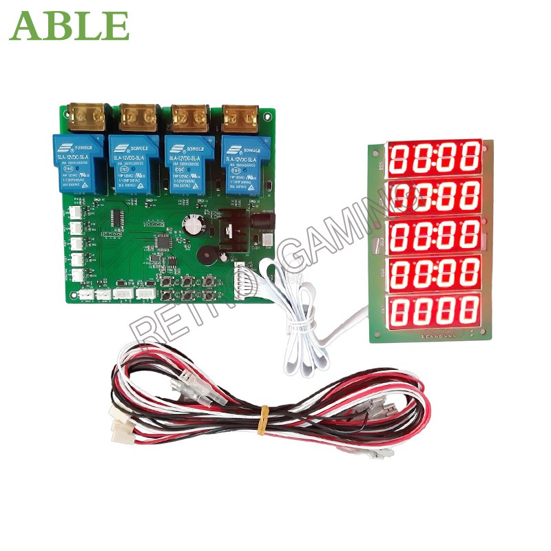 Board Game Vector - JY-215 Inbuilt Counter 4 채널 타이머
