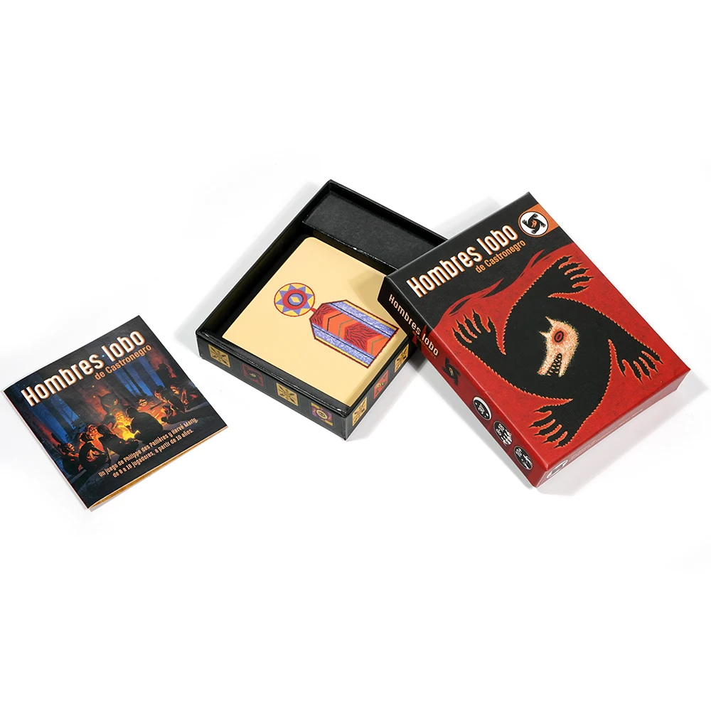 늑대인간 카드 종이 가이드북이 포함된 24개 테이블 게 - Board Game Werewolf 리뷰 및 가격