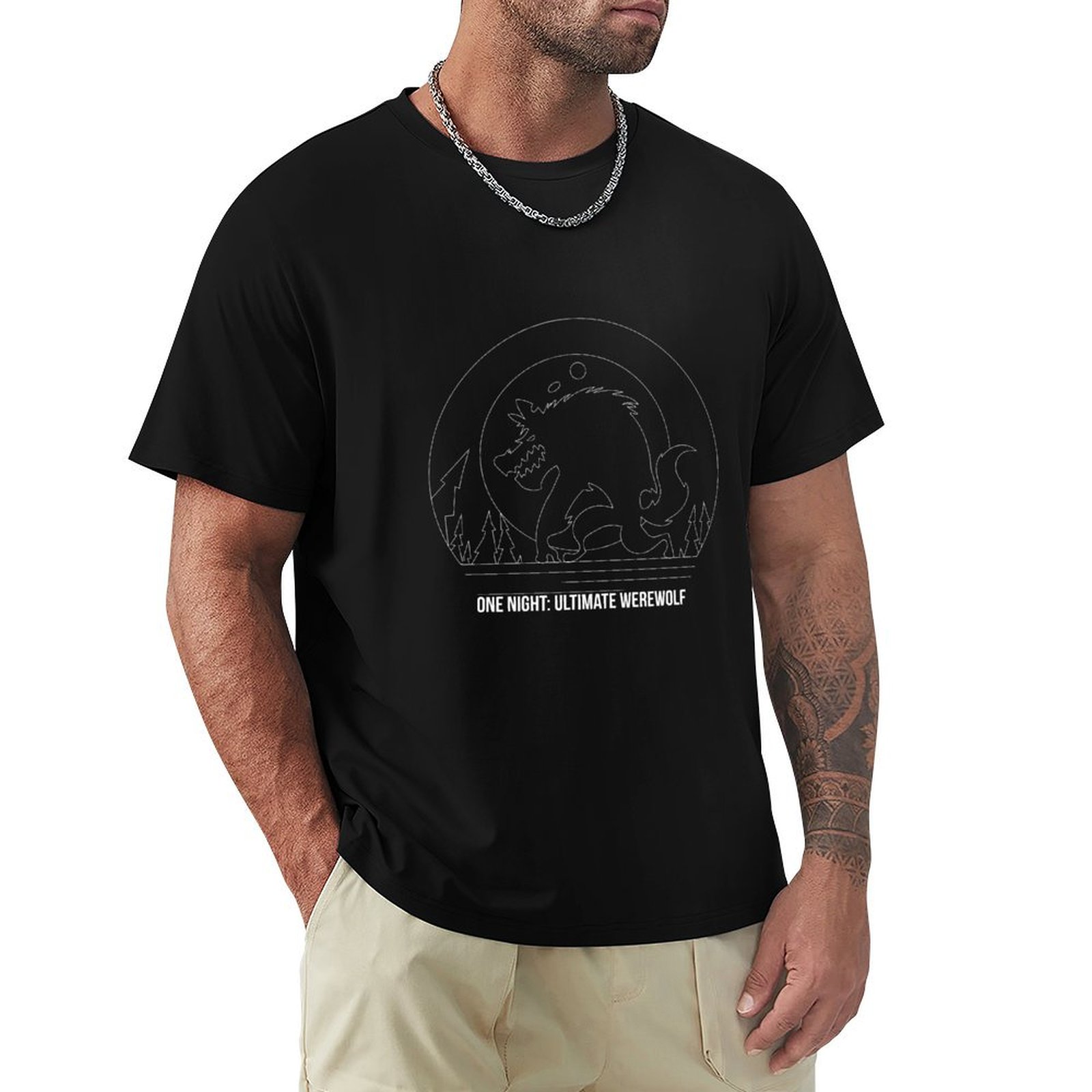 원나잇 얼티밋 웨어울프 미니멀리스트 라인 아트 - 보드 - Board Game Inspiration 리뷰 및 가격