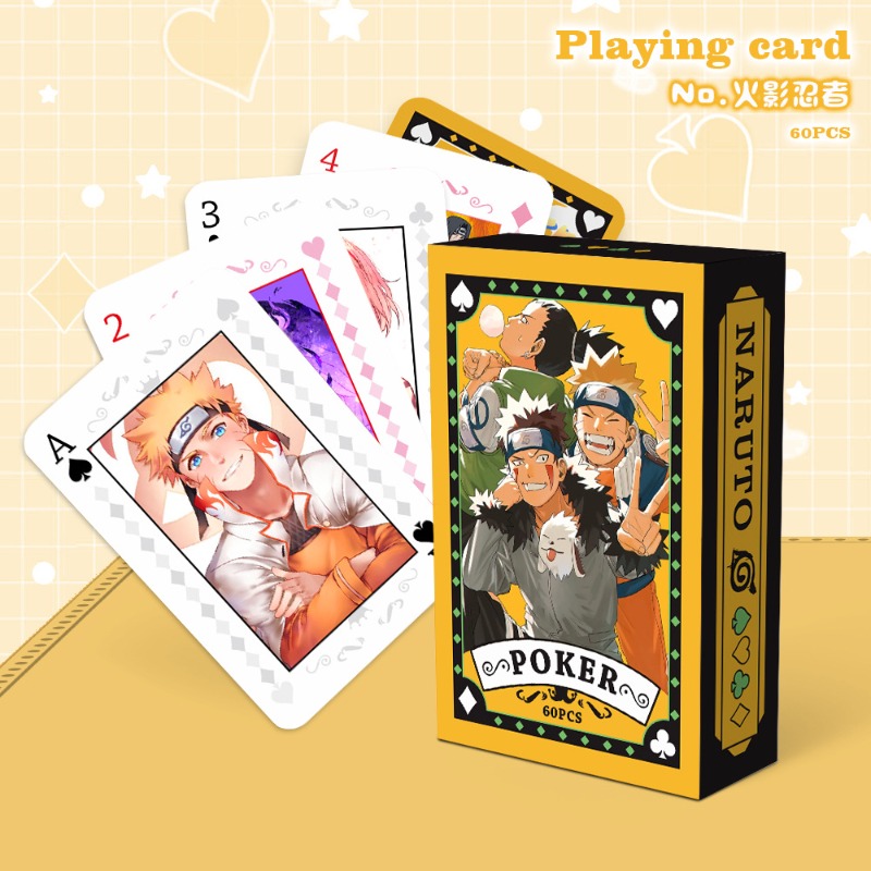 새로운 만화 코팅지 플레잉 카드 나루토 네비게이션 킹  - Board Game Quest 리뷰 및 가격