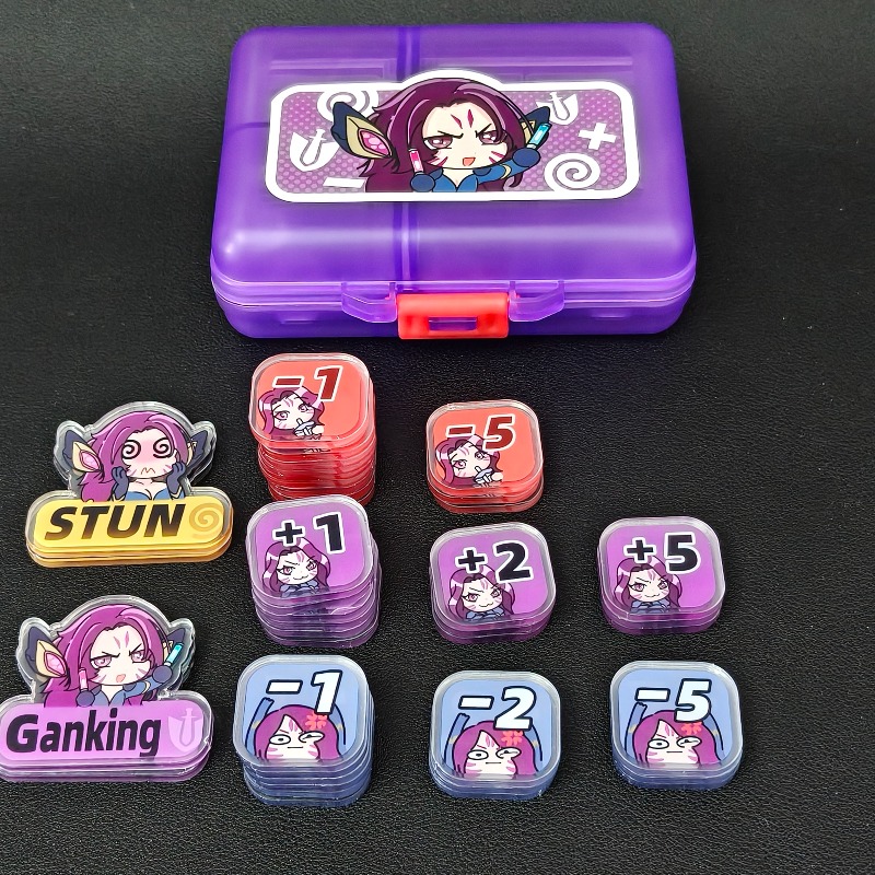 6syles TCG Teemo 아크릴 토큰 손상 표시기 - Board Game Vector 리뷰 및 가격