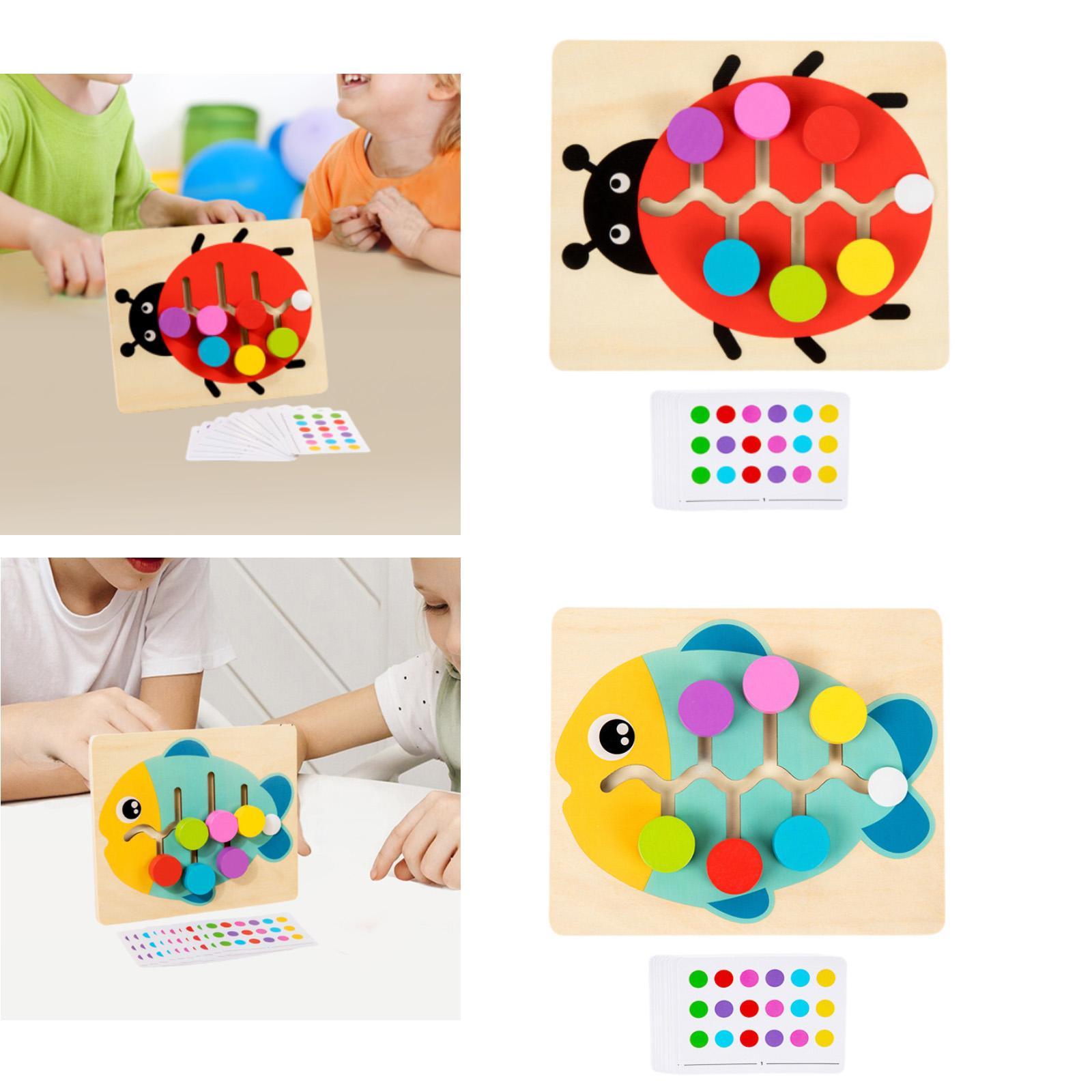 나무 색깔 맞추기 슬라이드 퍼즐 3세 4세 5세 6세  - Strategy Board Game 리뷰 및 가격