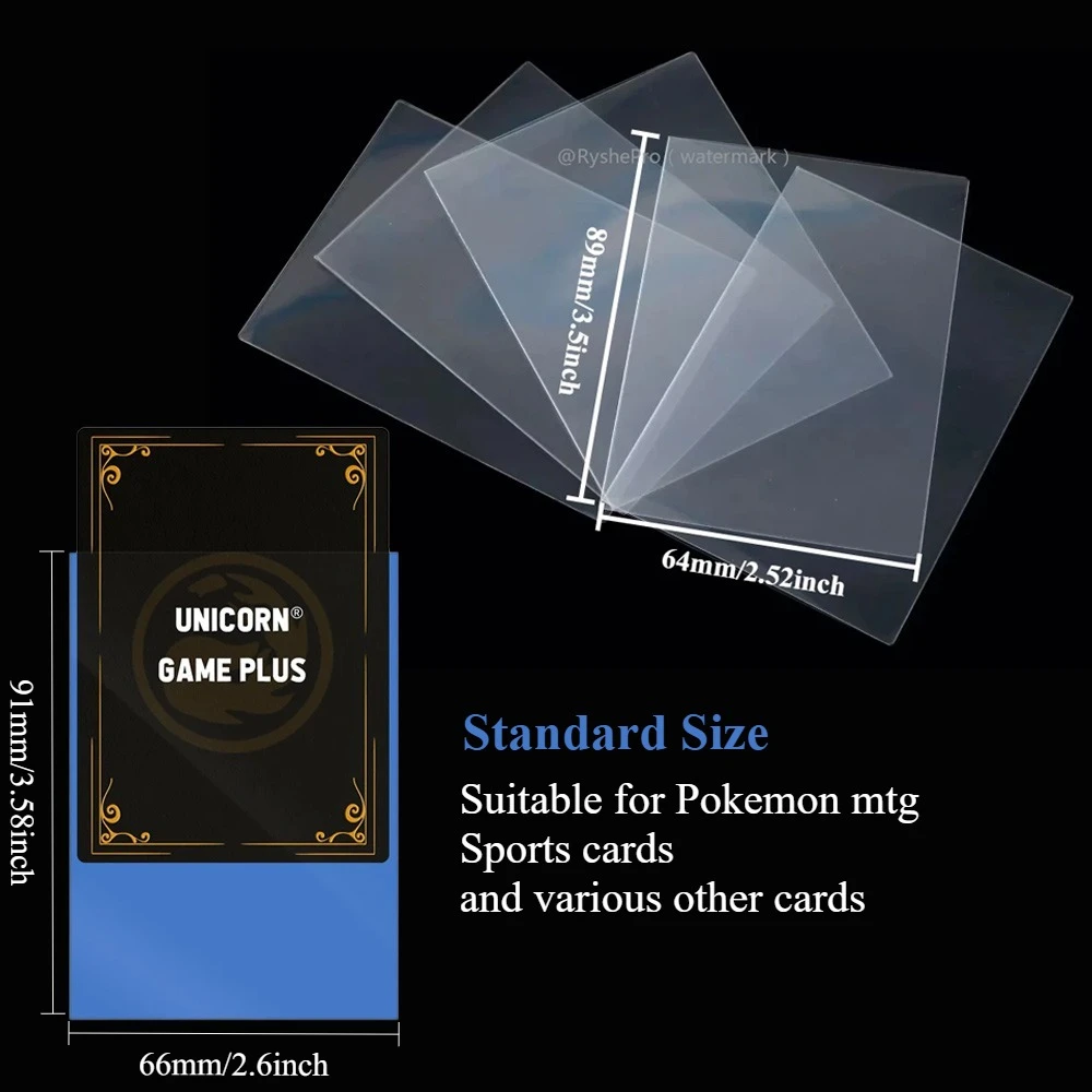 200개 카드 슬리브 트레이딩 카드 이중 레이어 무광  - Board Game Pokemon 리뷰 및 가격
