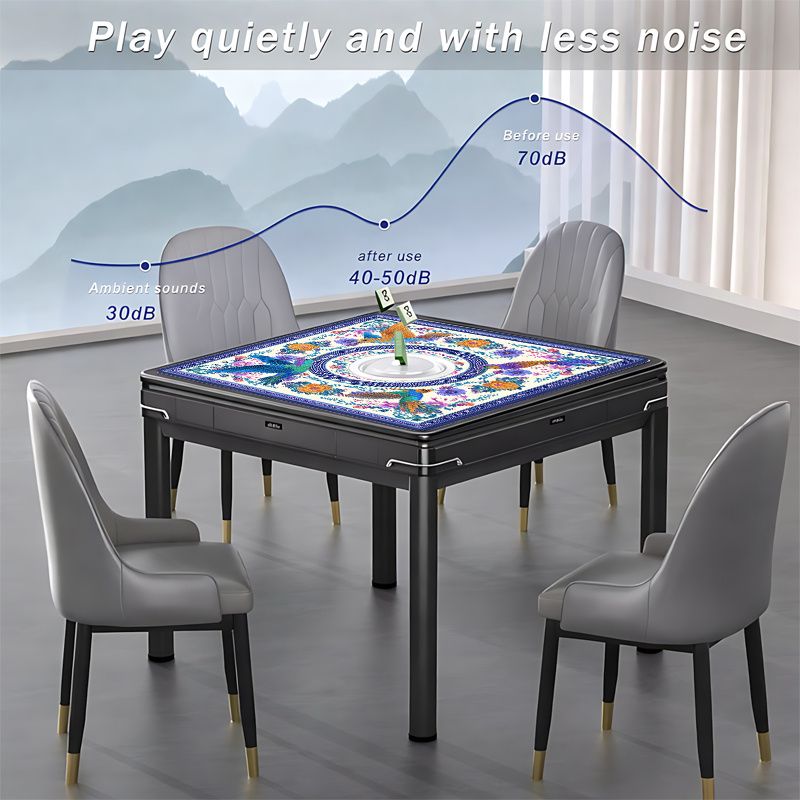 VIKAMA 레트로 동양 꽃 새 마작 매트 미끄럼 방지 - Board Game Room 리뷰 및 가격