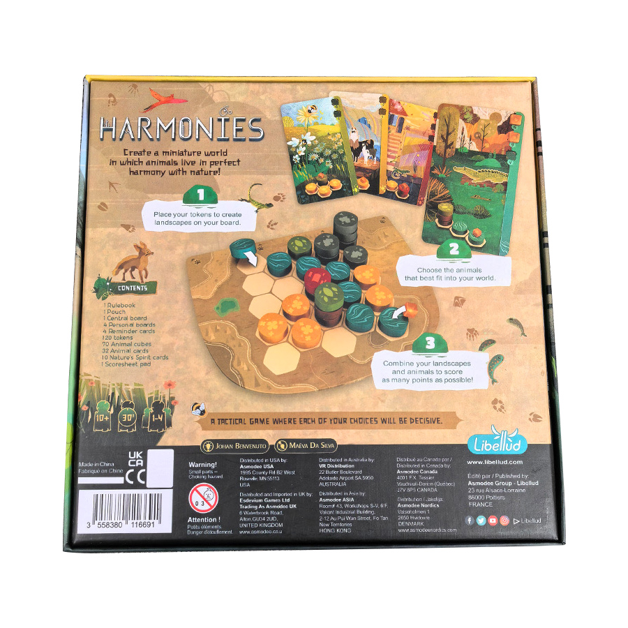 하모니 - 보드 게임 - 동물을 위한 풍경 및 서식지  - Board Game Room 리뷰 및 가격