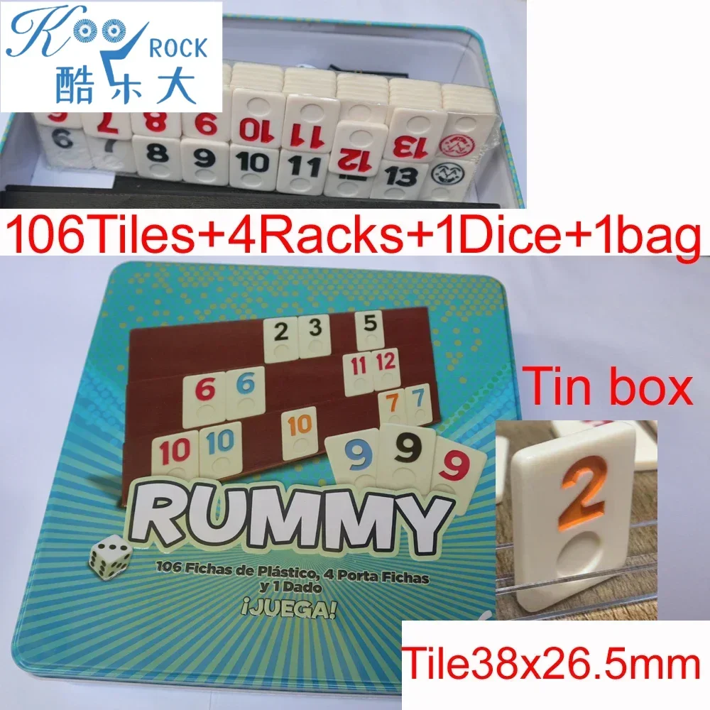 106 타일 디지털 럼미, 견고한 랙 4개와 설명서 포 - Board Game Instruction 리뷰 및 가격
