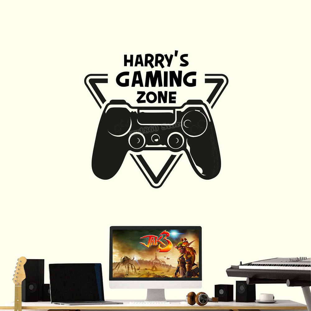 사용자 정의 이름 게임 존 벽 데칼 게이머 이름 사용자 - Board Game Room 리뷰 및 가격