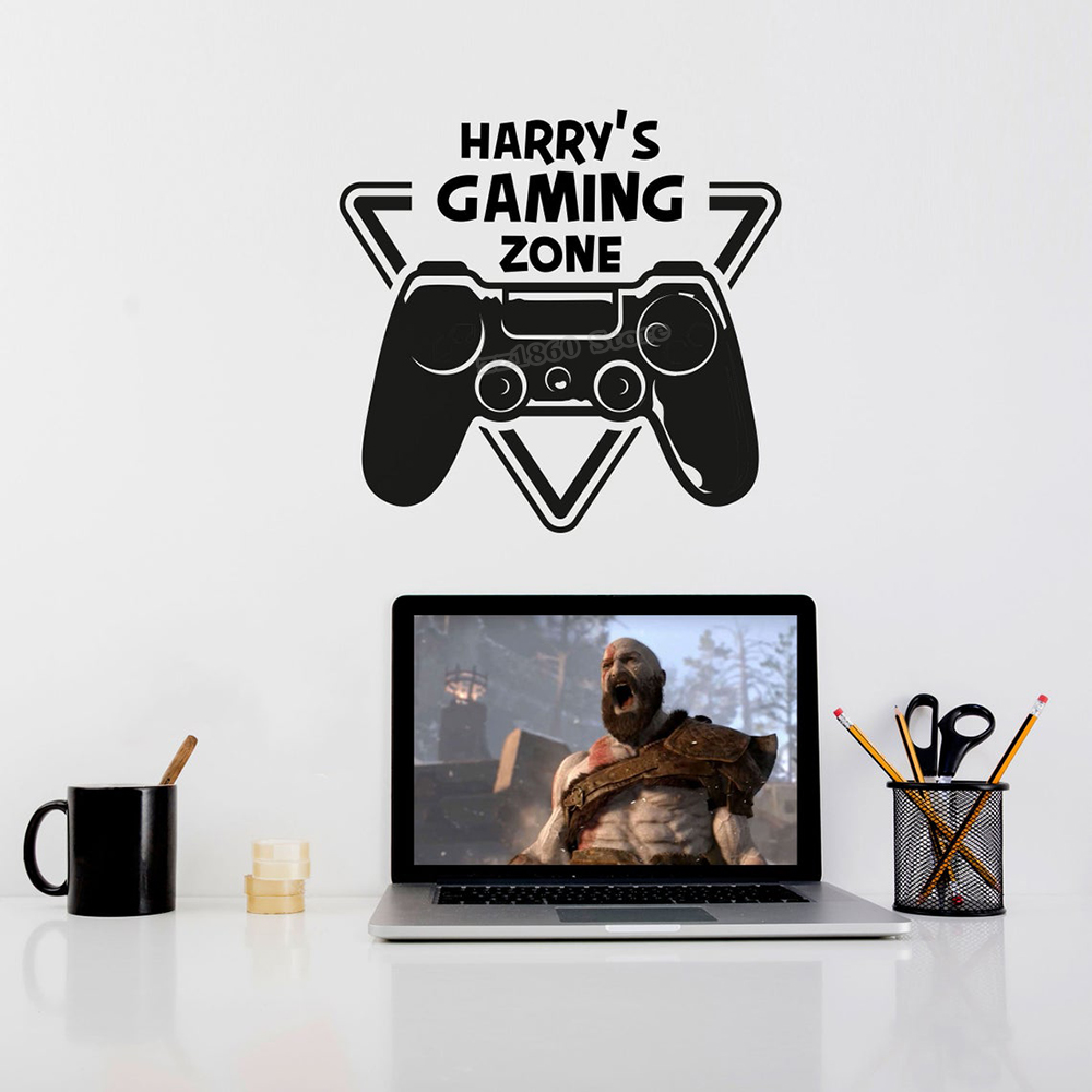사용자 정의 이름 게임 존 벽 데칼 게이머 이름 사용자 - Board Game Room 리뷰 및 가격