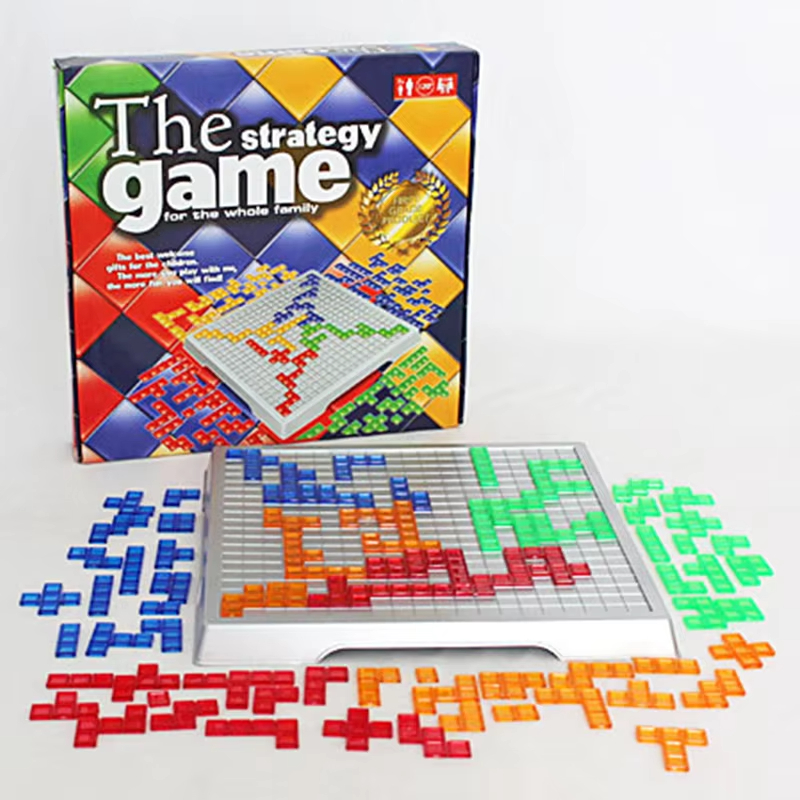 어린이 지적 퍼즐 전략 보드 교육 장난감 컬러 사각형  - Strategy Board Game 리뷰 및 가격