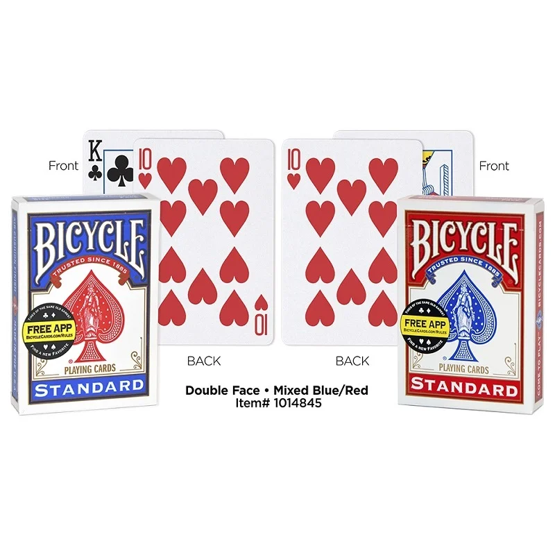 자전거 더블 페이스 카드 플레잉 가프 데크 매직 카드, - Board Game Quest 리뷰 및 가격