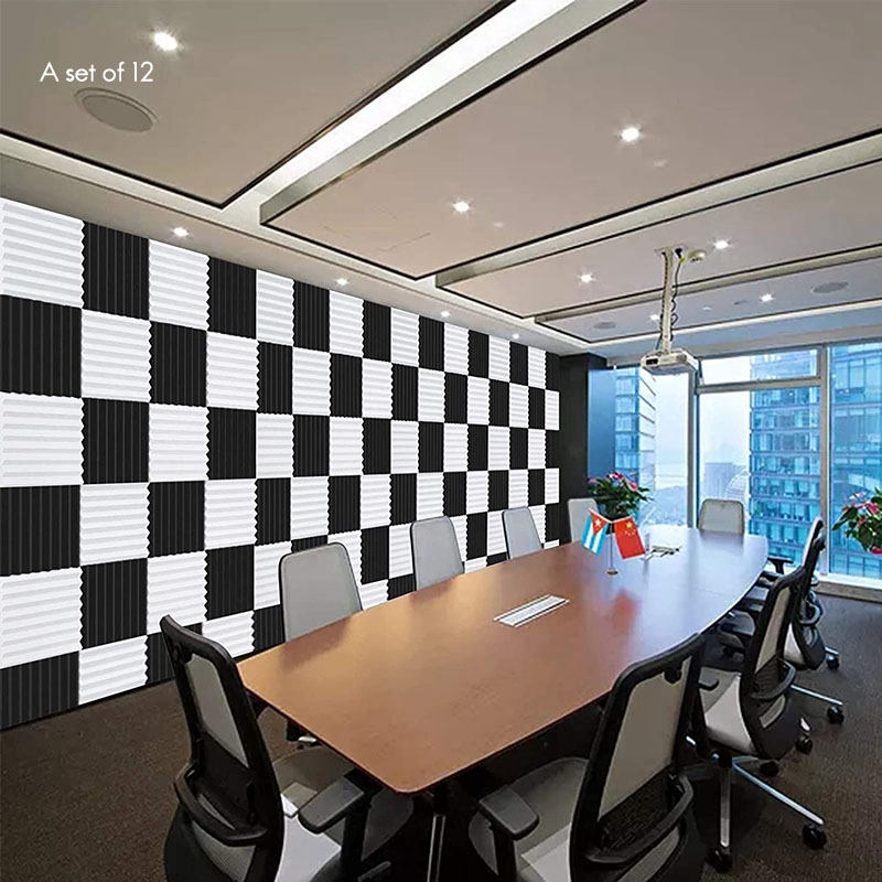 AT02-12 Pcs 어쿠스틱 폼 보드, 방음 사운드  - Board Game Room 리뷰 및 가격